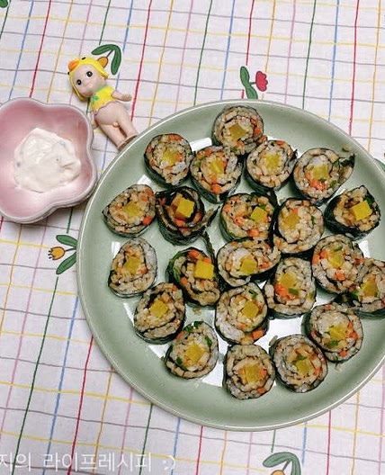 매콤하게 계속 땡기는 김밥 맛있게 싸는법 땡초어묵김밥 만들기