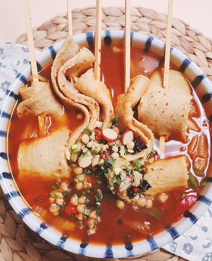 김치 어묵 우동