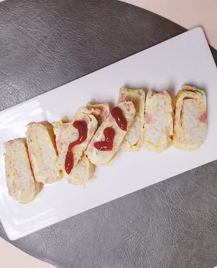 스팸 계란말이밥