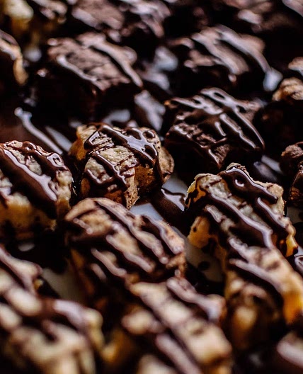 Vegane, zuckerfreie Dattel Lebkuchen