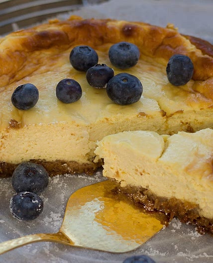 Lemon High Protein No Sugar Cheesecake