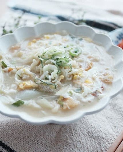 강호동 황태라면 만들기