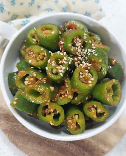 오이고추된장무침 아삭이고추무침 레시피