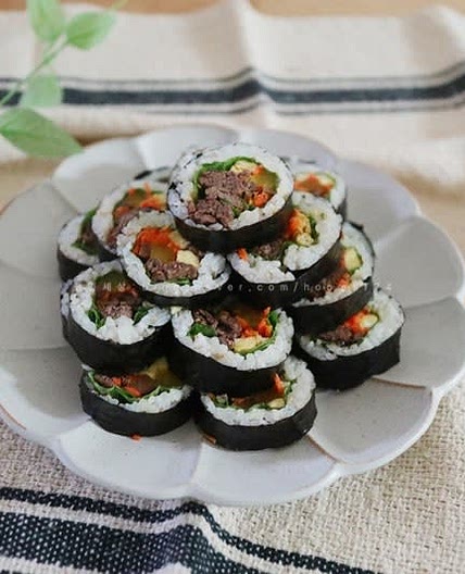 소불고기김밥만들기
