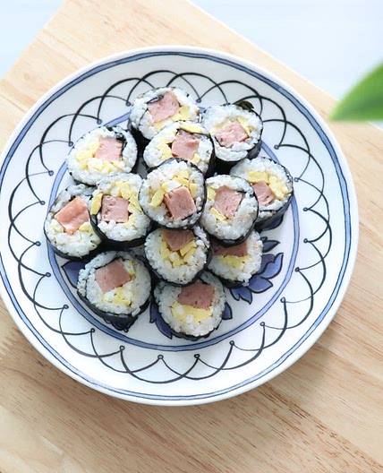 스팸 계란김밥 만들기 아이 점심 메뉴 ~