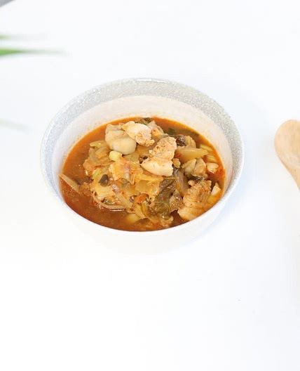 돼지고기 삼겹살 김치찌개 끓이는법 어렵지 않아요 ~