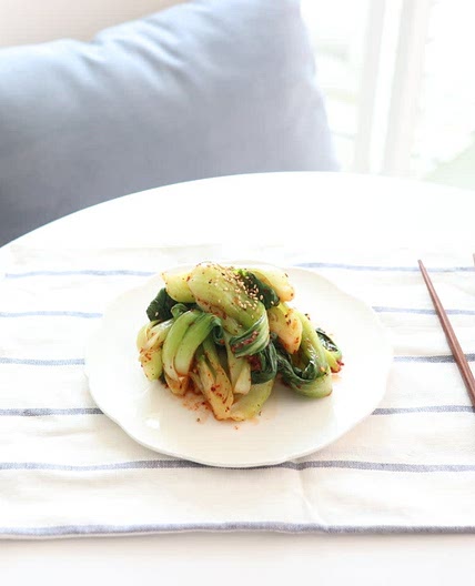백종원 청경채무침 요거 괜찮다 ~