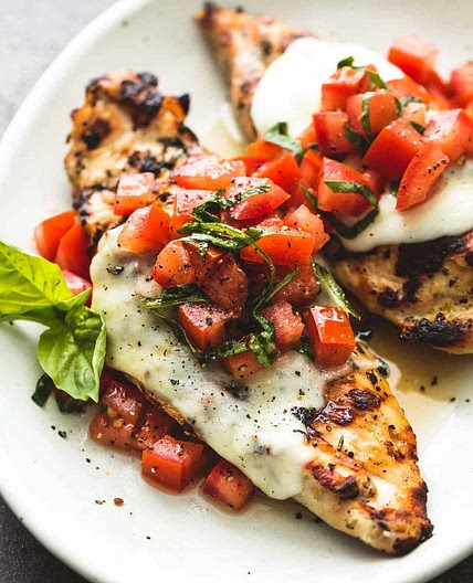 Bruschetta grilled chicken