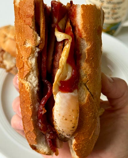 Sausage Bacon and Egg Roll 