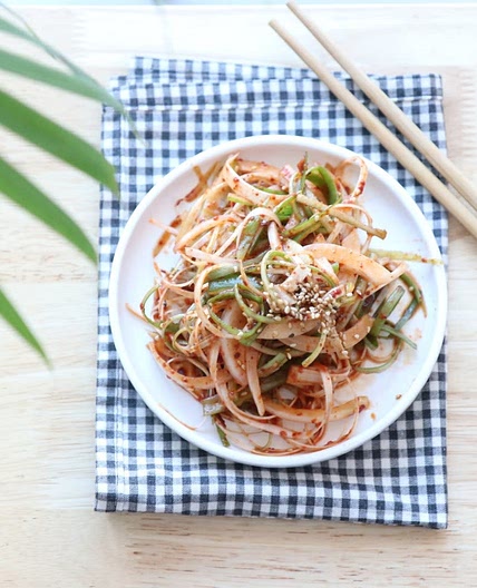 파절이 양념 쉽고 맛있게 ~ 파채 써는법 까지 ~