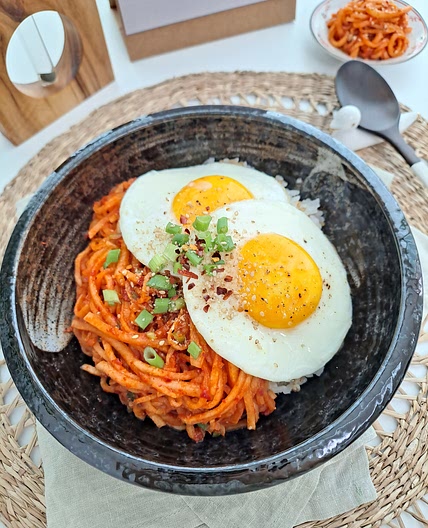 빨간양념 무생채나물무침