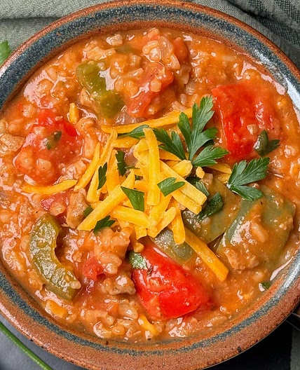 Vegan Stuffed Pepper Soup