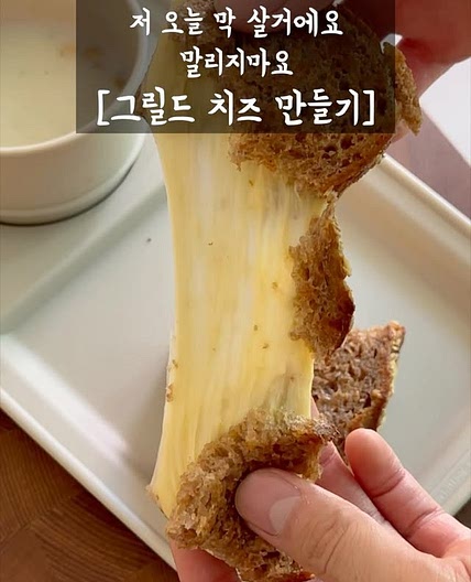 그릴드 치즈 레시피