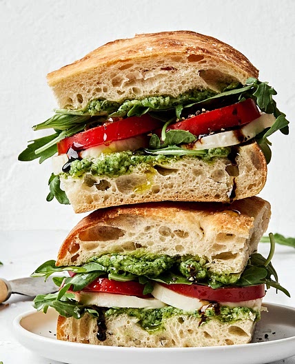 Caprese sandwich