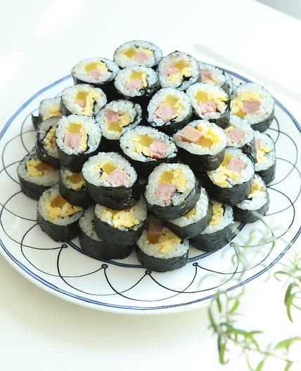 스팸김밥 만들기 간단하게 한끼 ~!