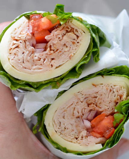 Turkey lettuce wrap