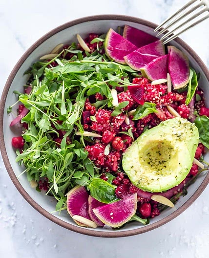Beet bliss bowl