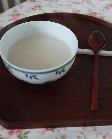 아플때 먹는 흰죽 만들기
