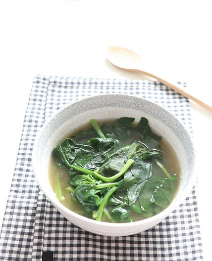 시금치된장국 끓이는법 쉽게 해요