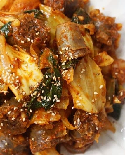 술안주 추천요리 순대볶음 레시피