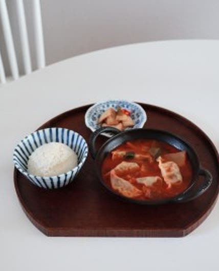 만두김치찌개 만들기