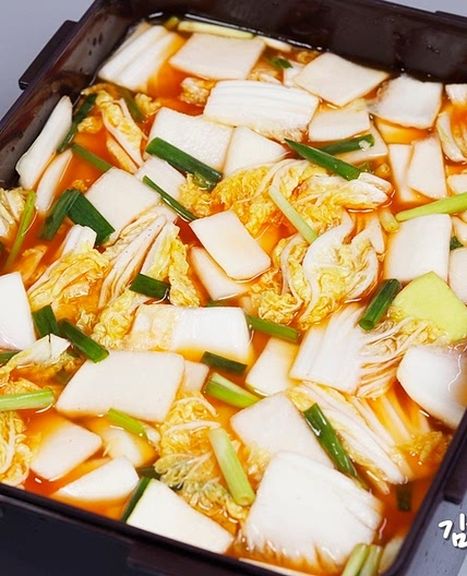 입맛 없을때 딱 좋은 알배추물김치 담그는법