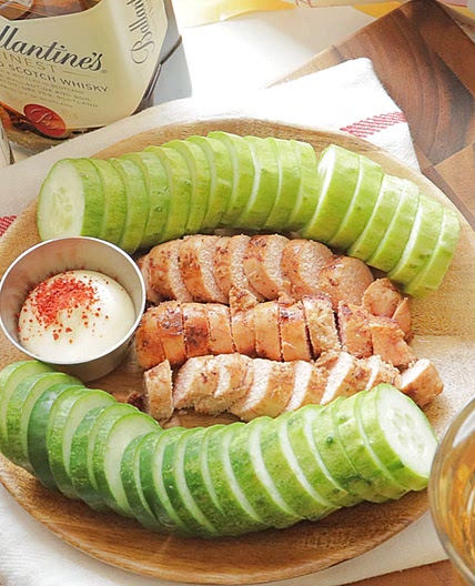 명란 버터 오이 안주