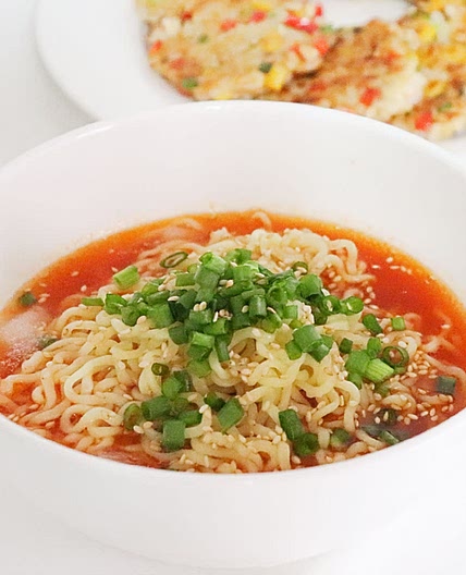 5분 냉라면