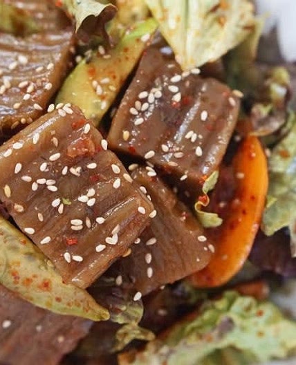 막걸리 안주 도토리묵무침 레시피