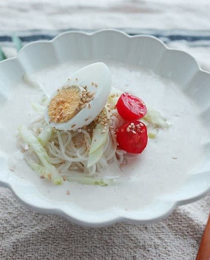 두부콩국수 만들기