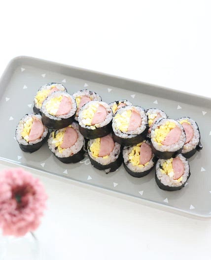 계란김밥 만들기 아이김밥으로 좋아요