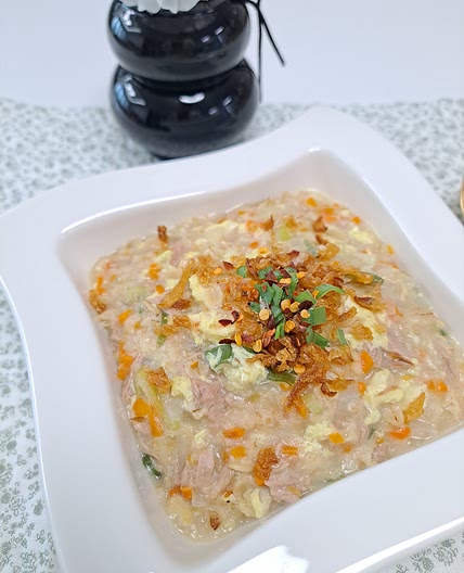오트밀 참치야채죽