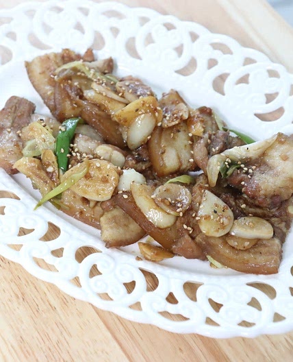 삼겹살 요리 간장조림으로 해서 먹기
