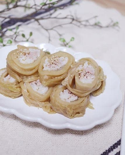 묵은지참치김밥 만들기