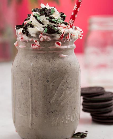 Peppermint  Oreo Milkshake