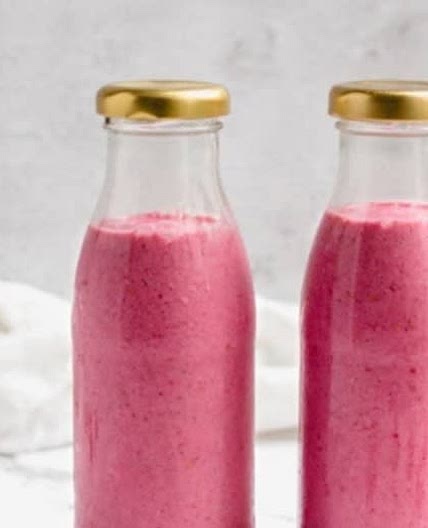 Raspberry chia smoothie