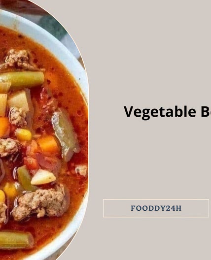 Beef vegetable soup