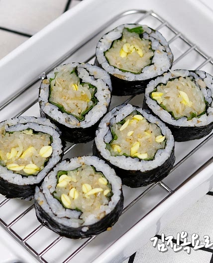 이색김밥 콩나물김밥 레시피