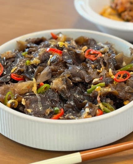 목이버섯볶음 만들기