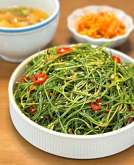 세발나물무침 만드는법