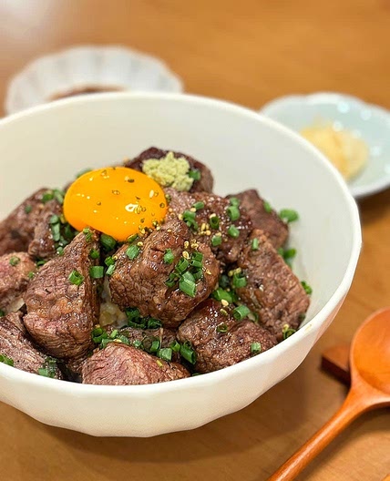스테이크덮밥 만들기