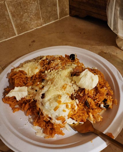 Pizza rice