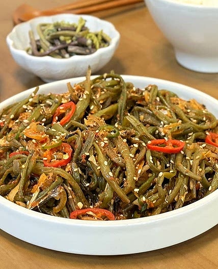 고구마줄기볶음 레시피