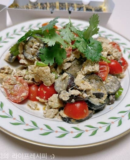 토달볶음 토마토가지달걀볶음 건강식단 토달볶 레시피