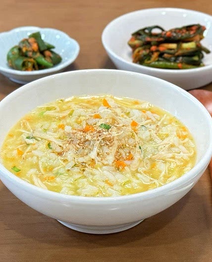 간단 닭죽 끓이는법