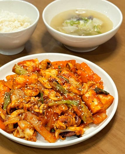 갑오징어 볶음 레시피