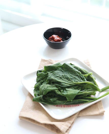 호박잎 찌기 여름엔 더 별미에요