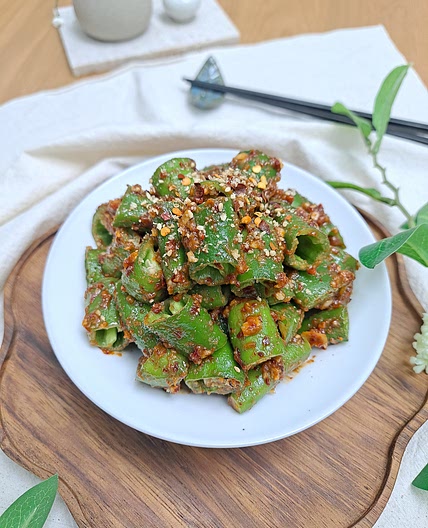 아삭이 고추 된장무침