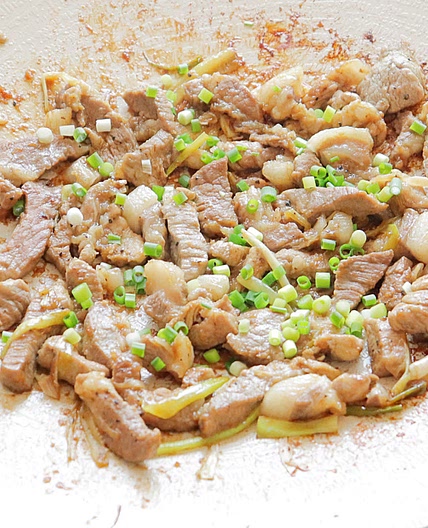 목살 간장 구이