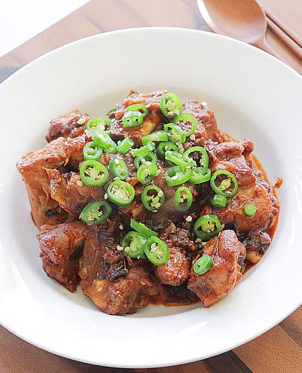 매콤 돼지갈비찜